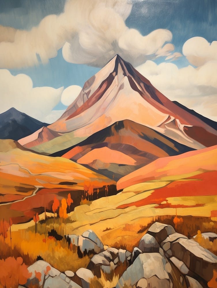Mount Quincy Adams Usa 4 Mountain Painting
