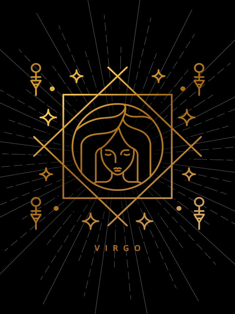 Virgo — Zodiac geometric