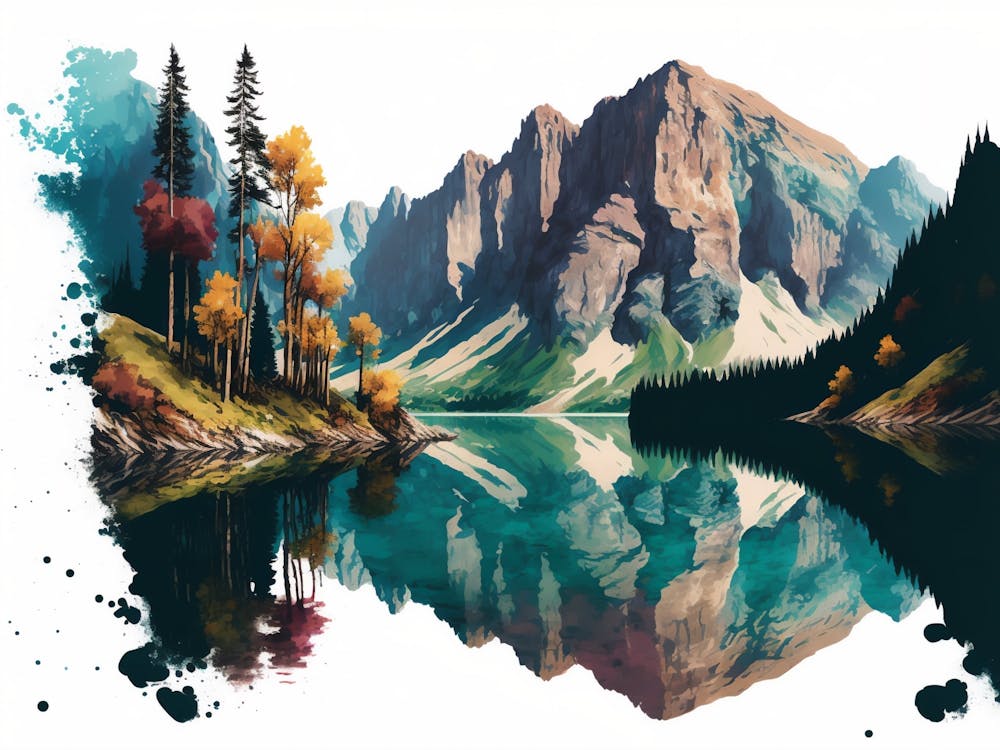 Mountain Landscape art