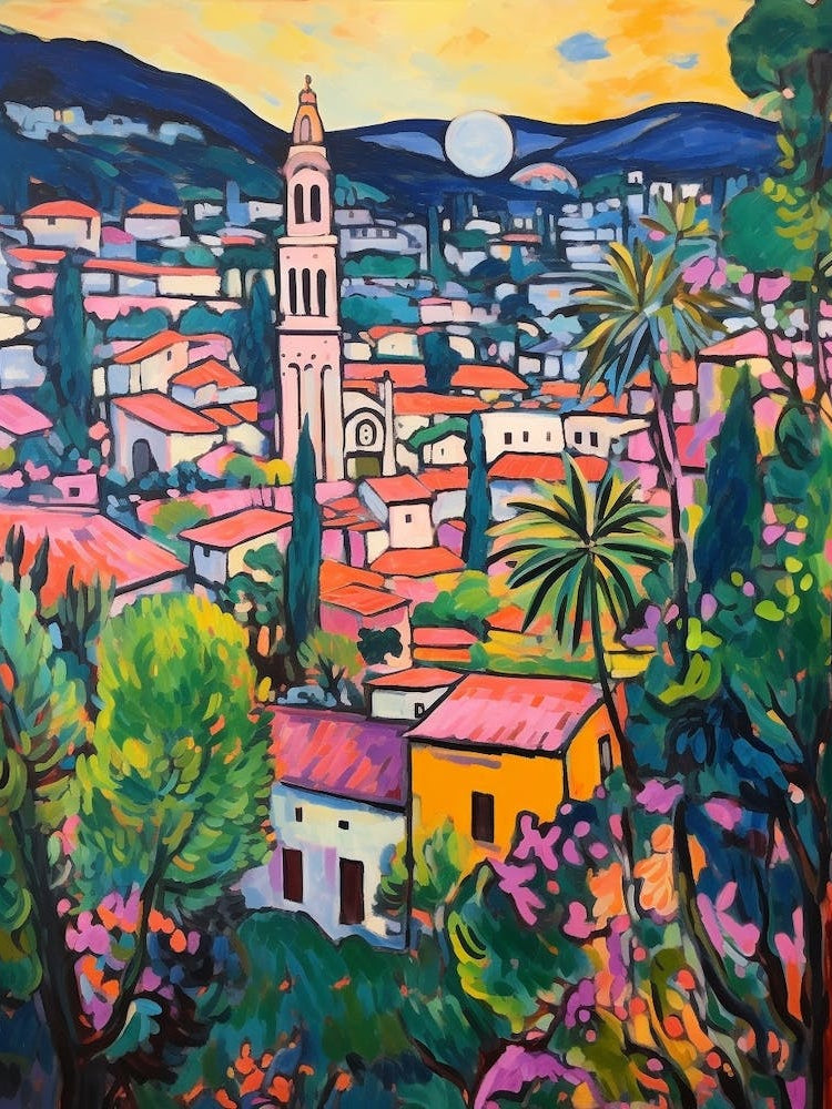 Perugia Italy 3 Fauvist Painting