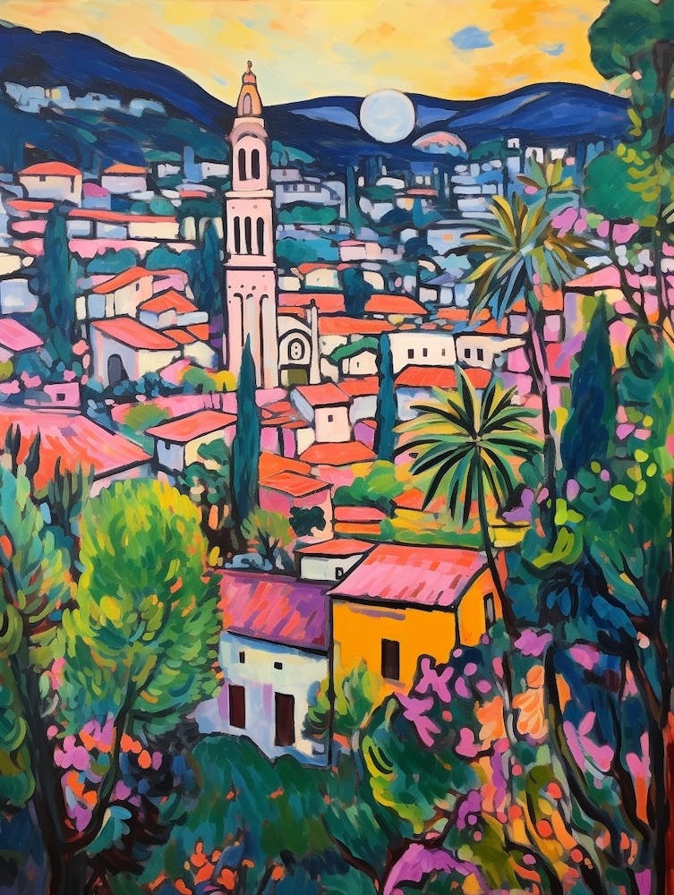 Perugia Italy 3 Fauvist Painting