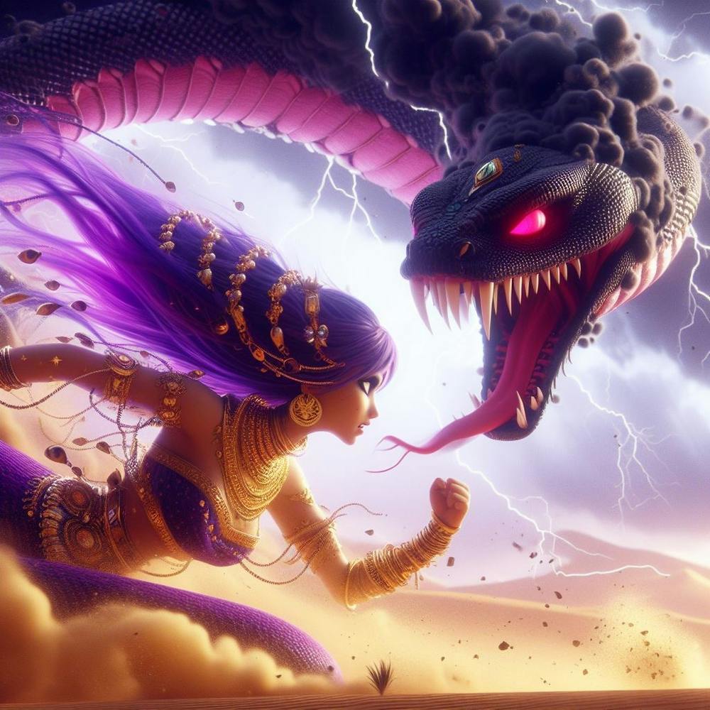 Desert tales of a serpent