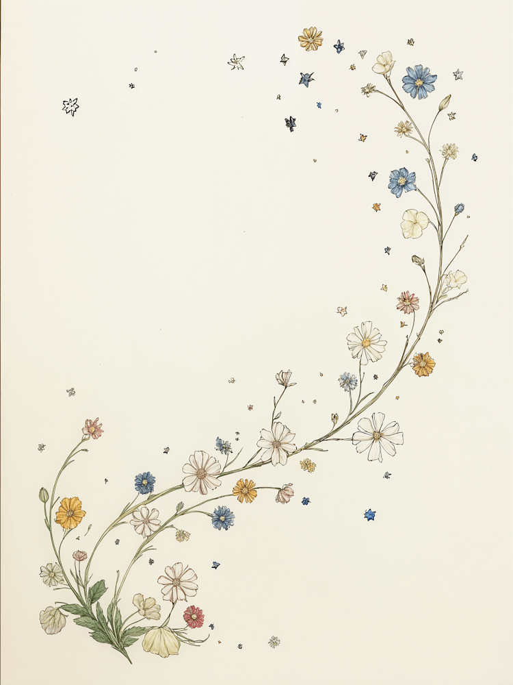 Blumenillustration Nr. 1