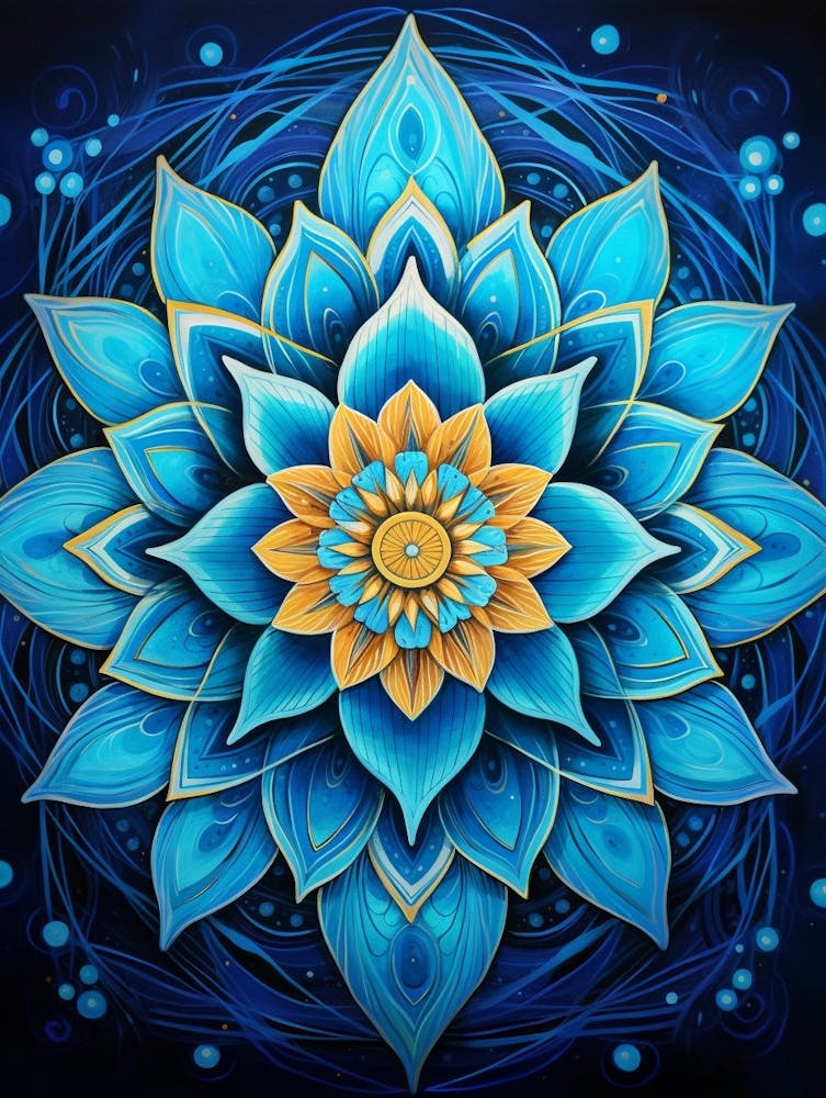 Symmetrical Mandalas Geometric Illustration 1
