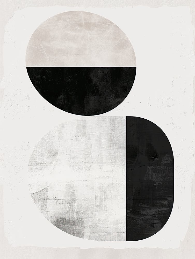 Stacked Symmetry Bauhaus Minimalist