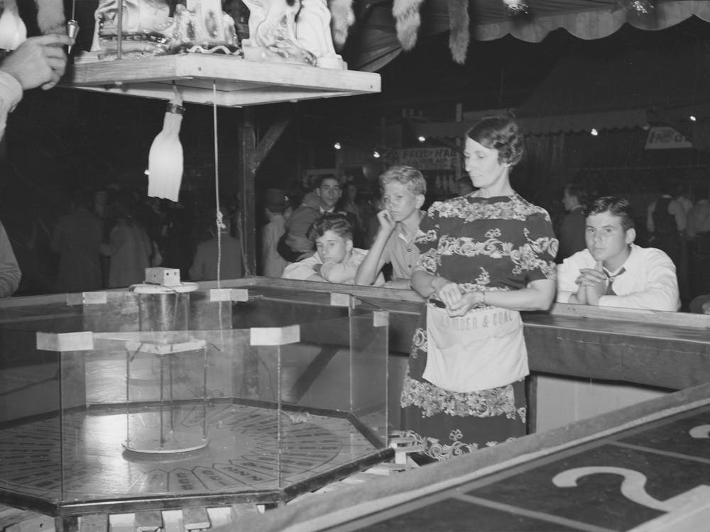 The New Gambling Game Where Will The Mouse Run A Concession At South Louisiana State Fair, Donaldsonville