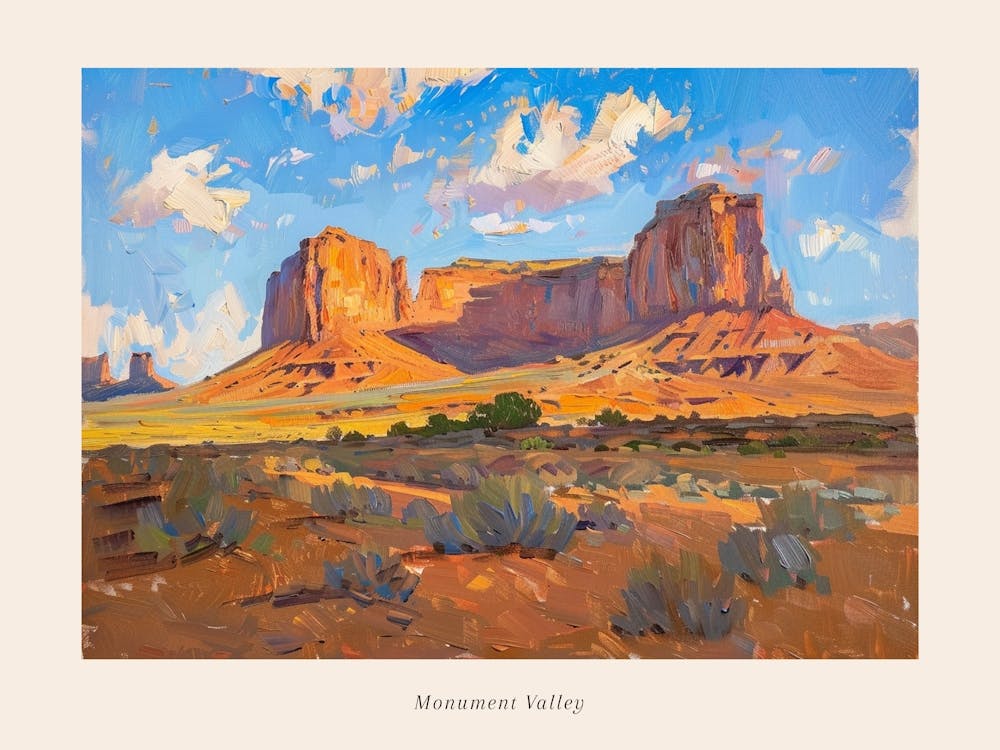 Western Landscapes Monument Valley 7 Poster
