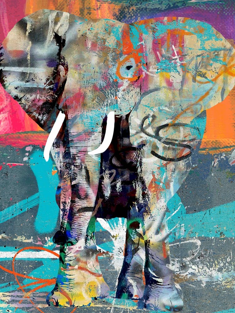Elephant Graffiti Two
