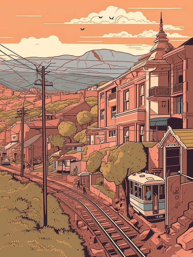 Johannesburg South Africa Reiseillustration 4