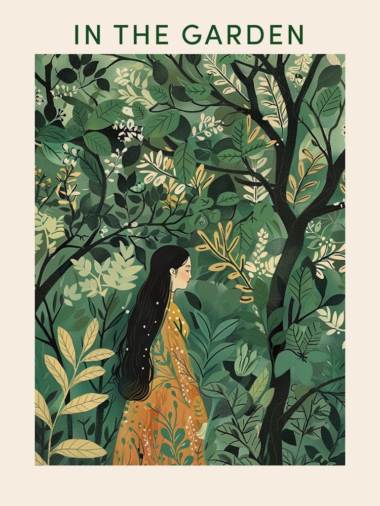 In The Garden Poster Green 5
