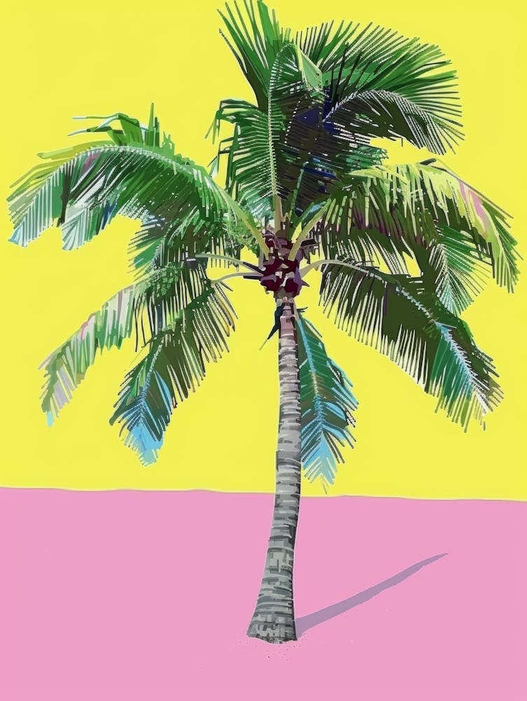 Palm Tree Canvas Print 12