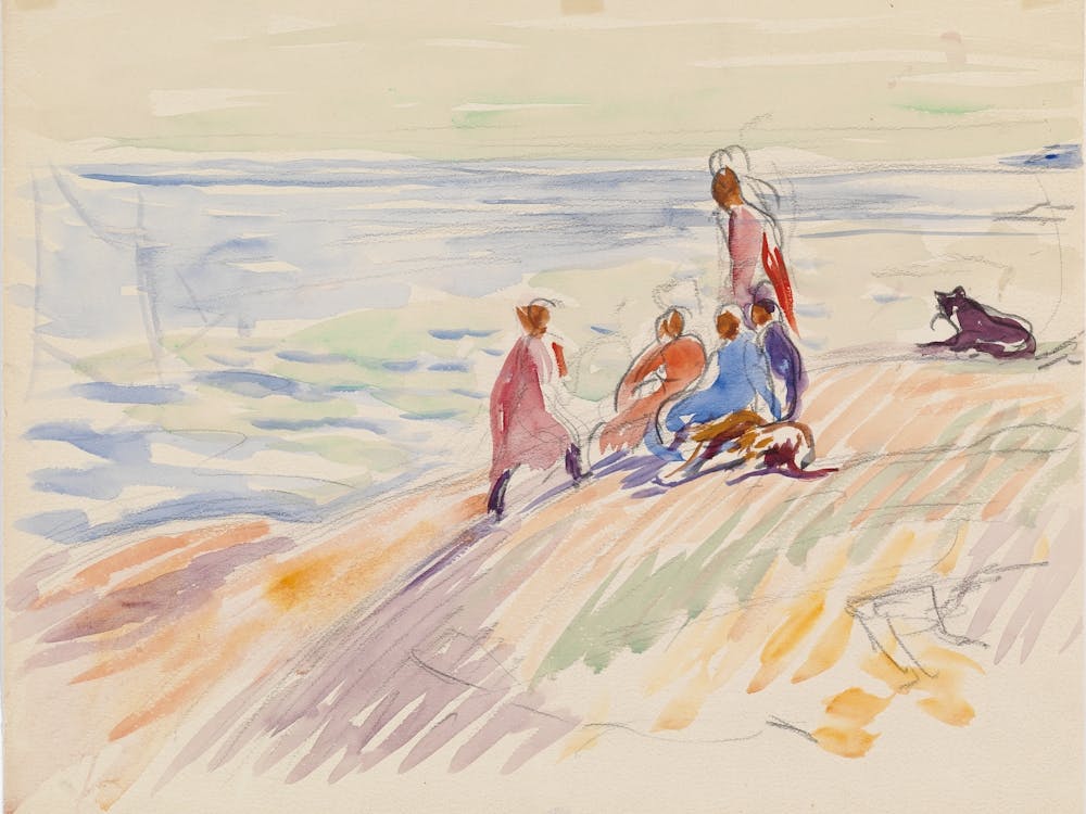 Shore Landscape, 1910 By Magnus Enckell