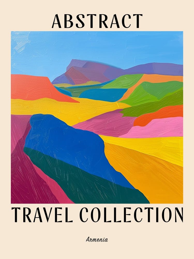 Abstract Travel Collection Poster Armenia 1