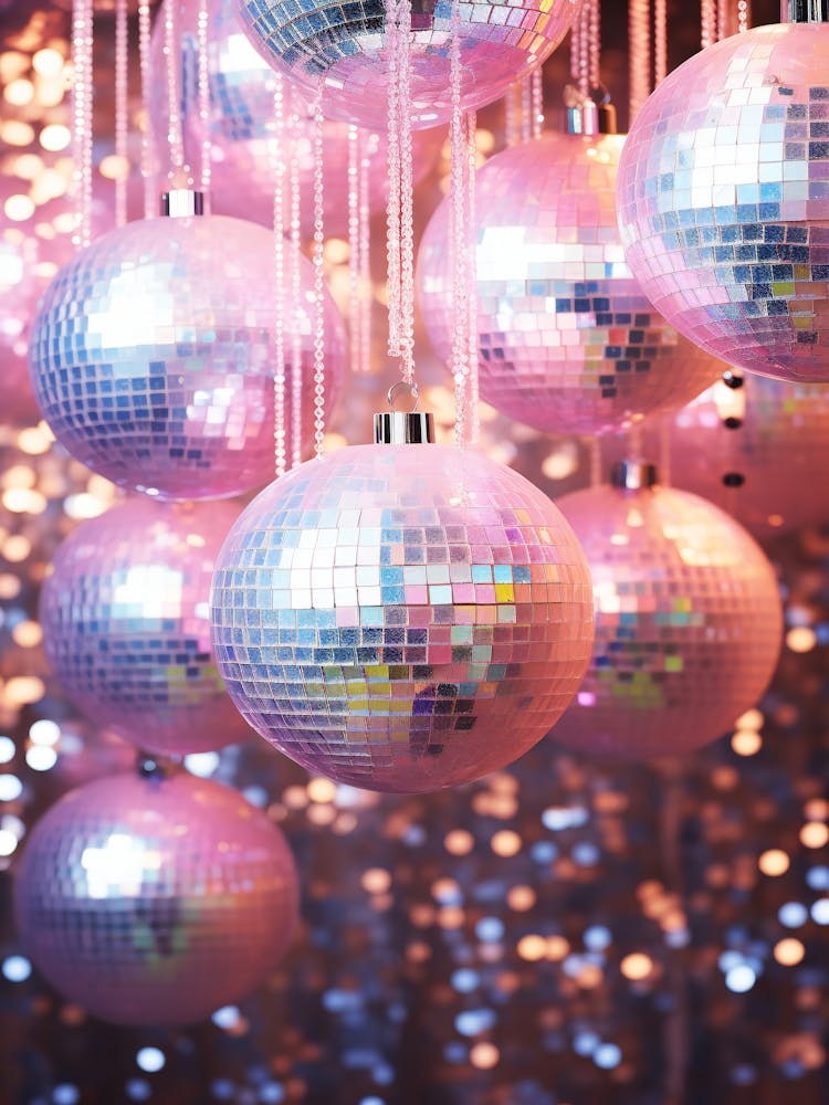 Disco Balls, Pink Colors, Trendy, Preppy Aesthetic