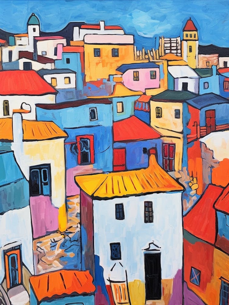 Essaouira Morocco 3 Fauvist Painting