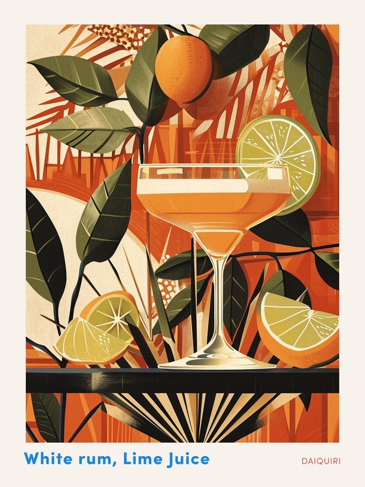 Art Deco Daiquiri 1 Poster