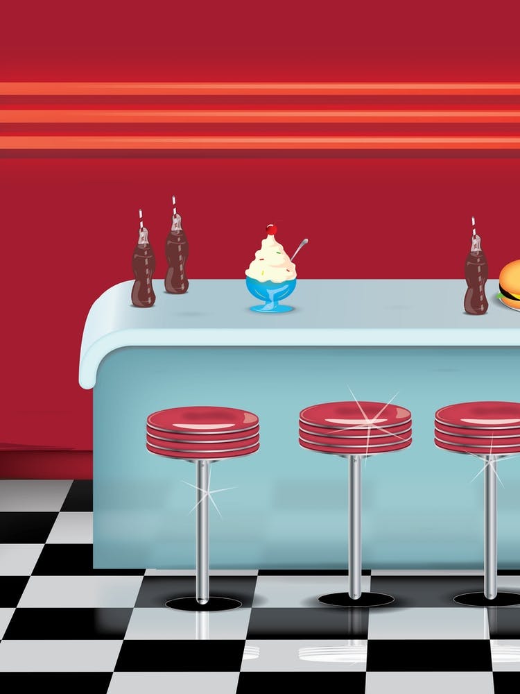 Retro Diner Vector