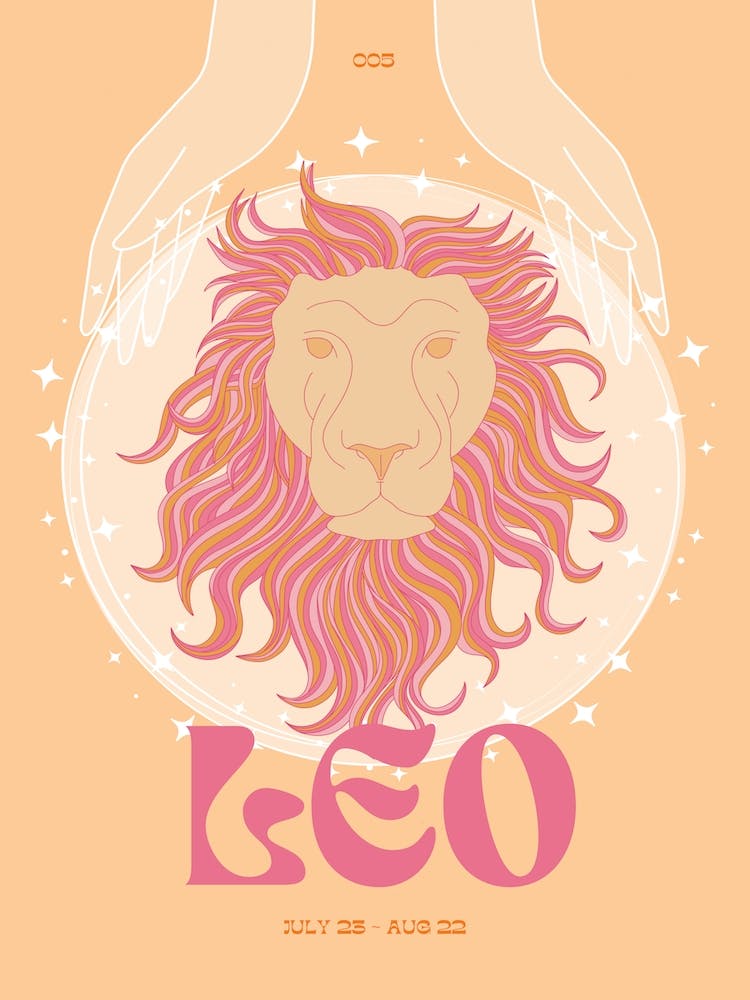 Zodiaque Lion Orange