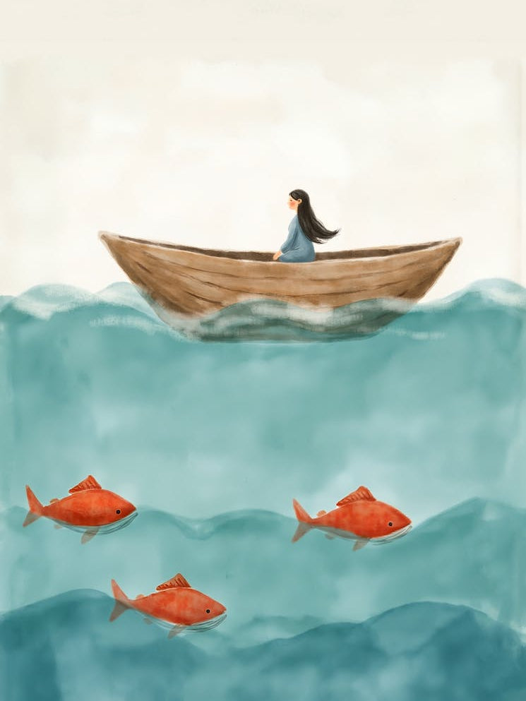 Girl In A Boat