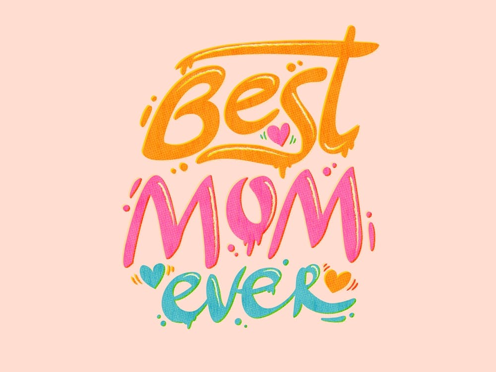 Best Mom Ever Graffiti