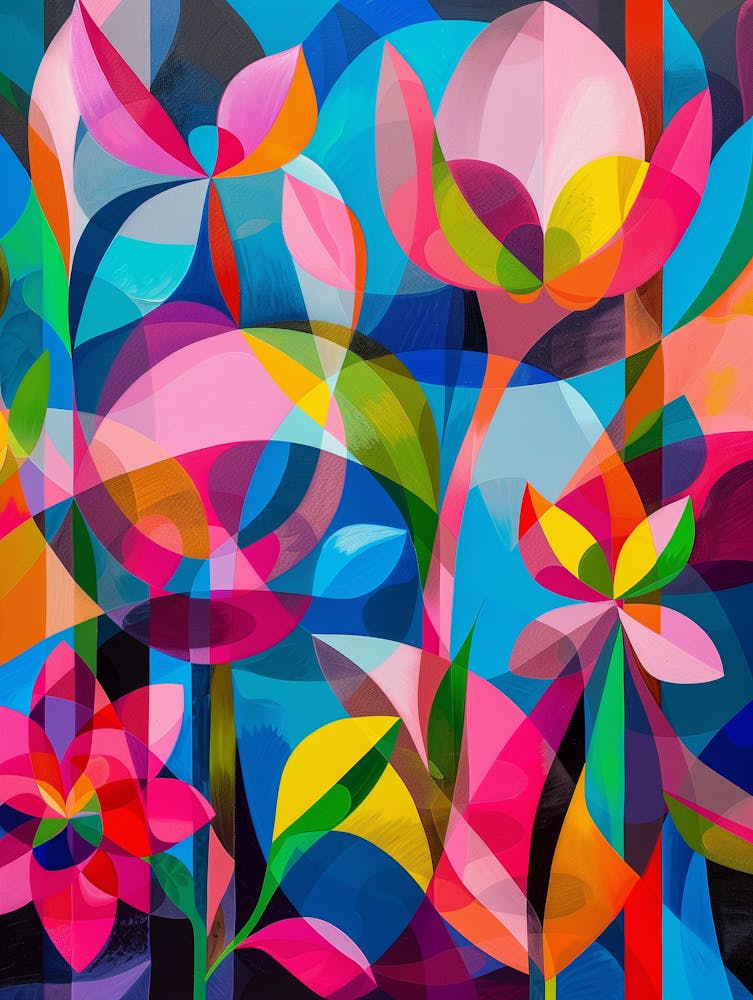 Abstract Floral Painting 1