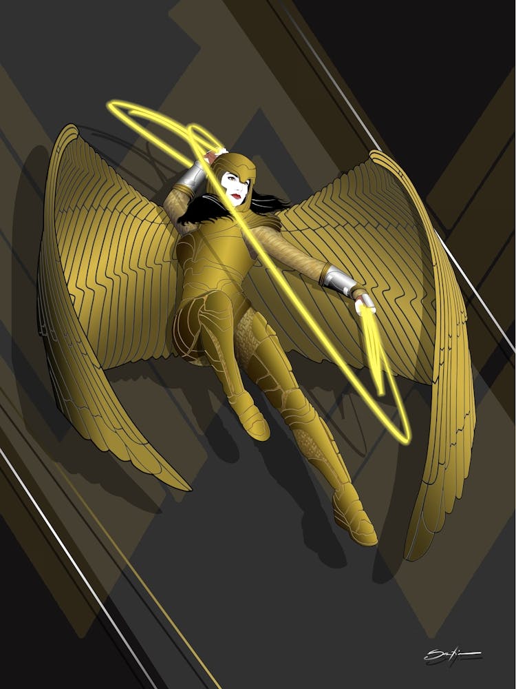 WW 1984 Golden Eagle - Retro 80s Style