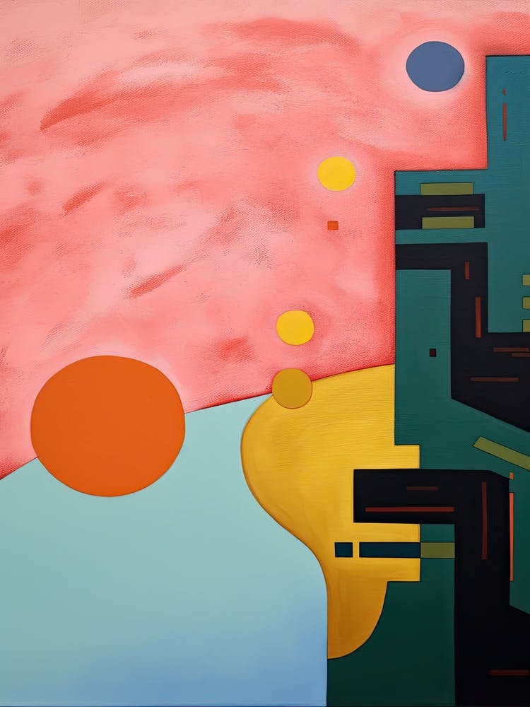Pop Colour Abstract Painting 4