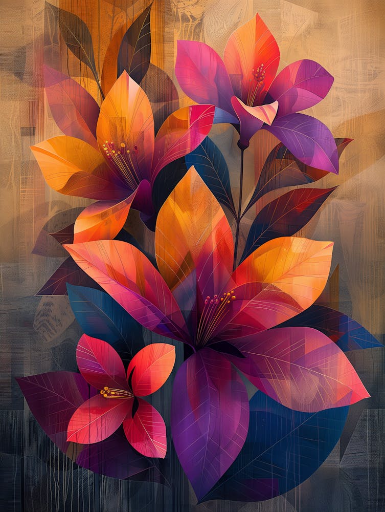 Abstract Flowers 5