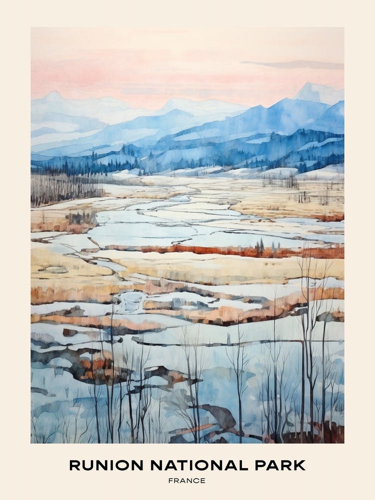 Runion National Park France 1 Poster