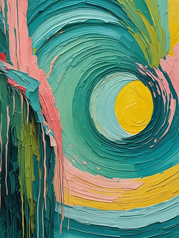 Colourful Abstract Paint