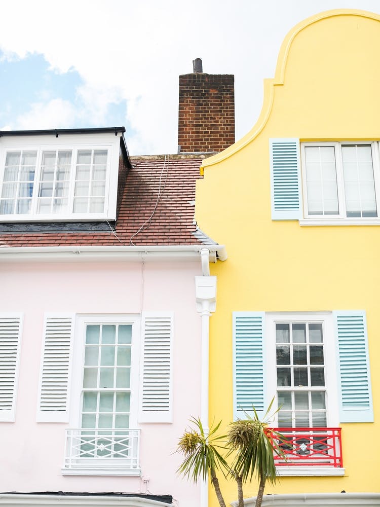 Pink Yellow London Home