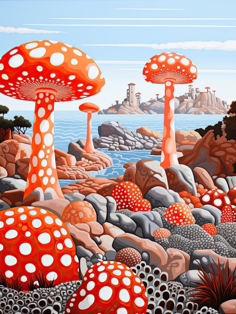 Civitavecchia, Italy, Illustration In The Style Of Pop Art 1