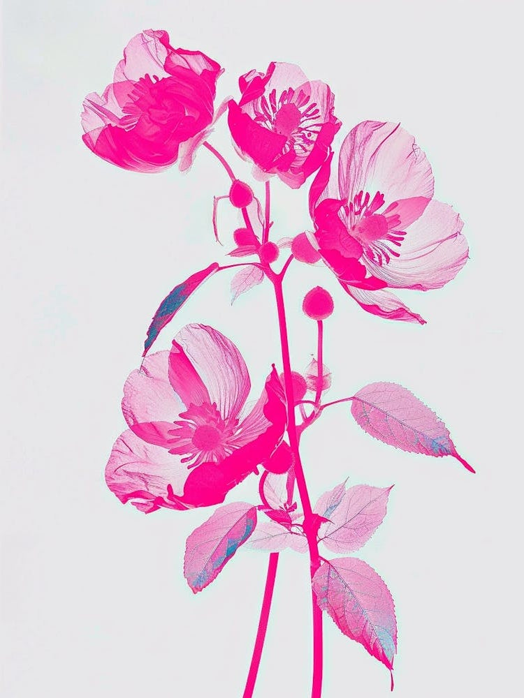 Hot Pink Veronica Flower 1