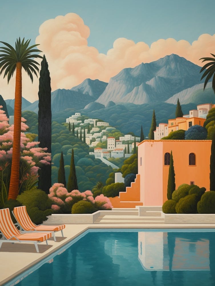 Poolside By The Amalfi Coast