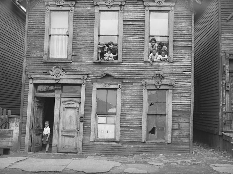 House In African American Section Of Chicago, Illinois By Russell Lee