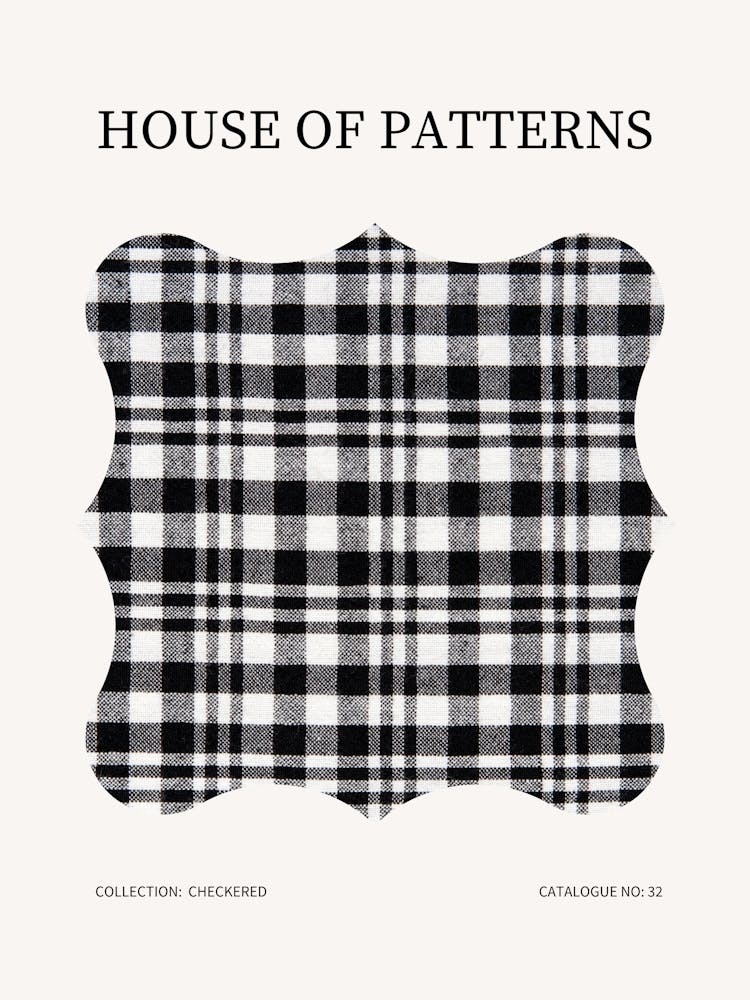 Checkered Pattern Poster 33
