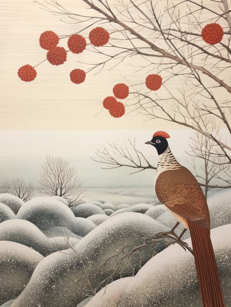 Bird Illustration Pheasant 6