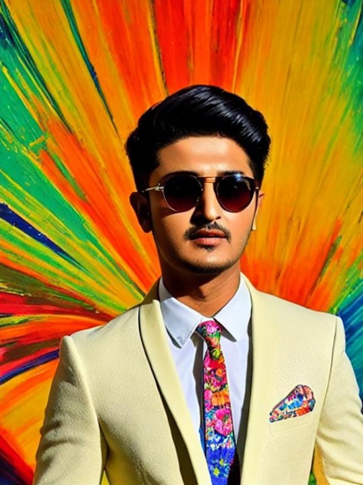 Darshan Raval Colourful Pop Art
