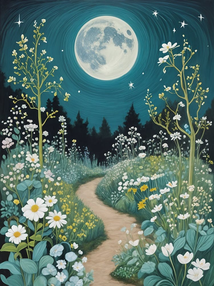 Moonlit Garden Path no1