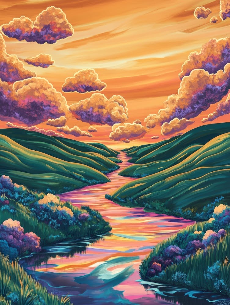 Sunset River
