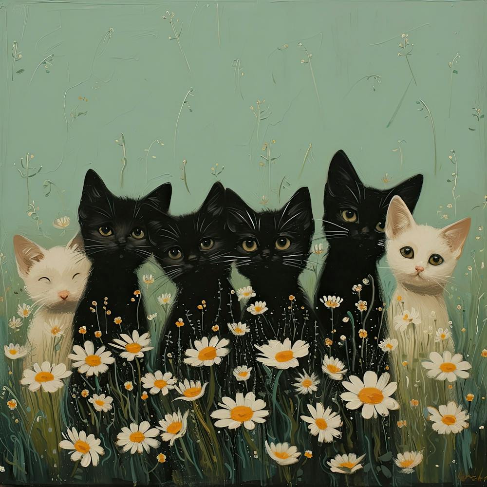 Kittens Fairycore Painting 4