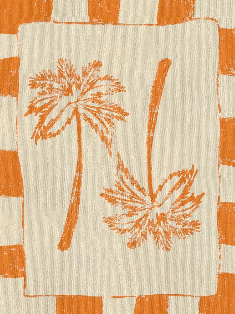 Palm Paradise - Orange