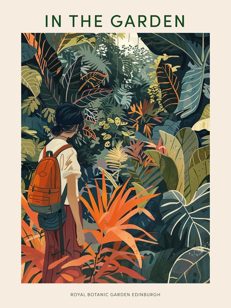 In The Garden Poster Royal Botanic Garden Edinburgh United Kingdom 10