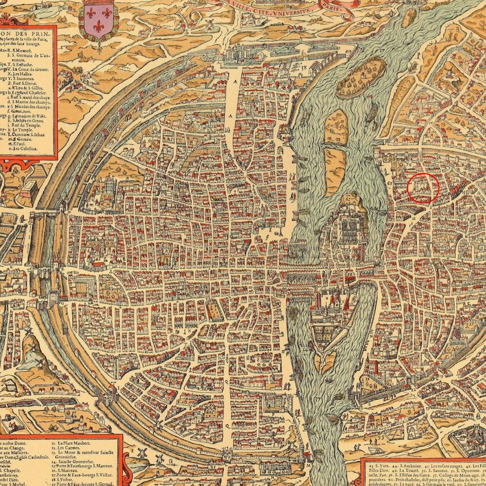 Map Of Paris