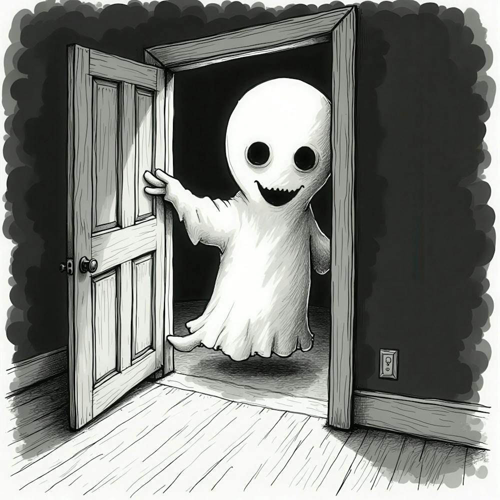 Ghost In The Door 1