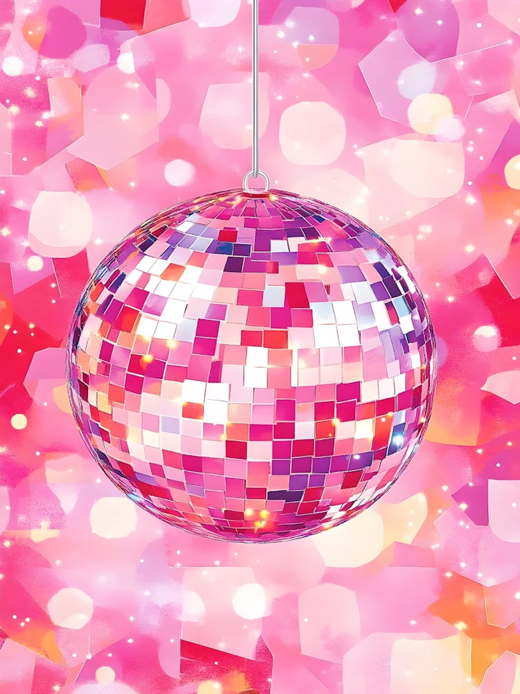 Disco Ball Background