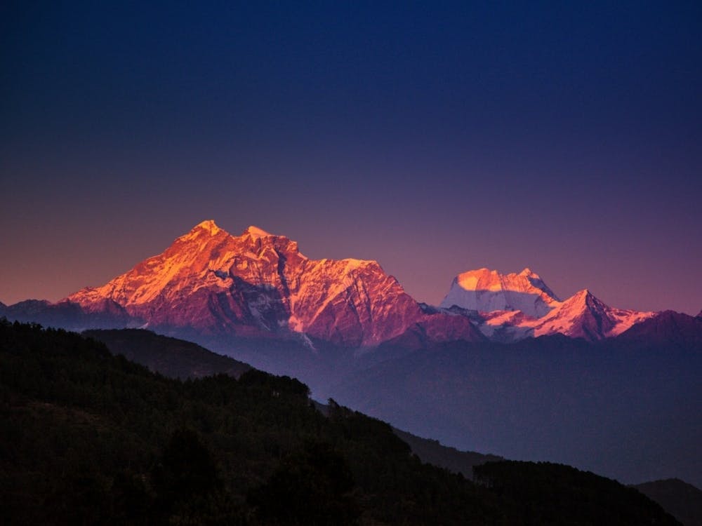 Sunrise Over The Himalayas