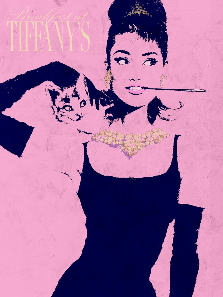 AUDREY PINK | POP-ART-POSTER