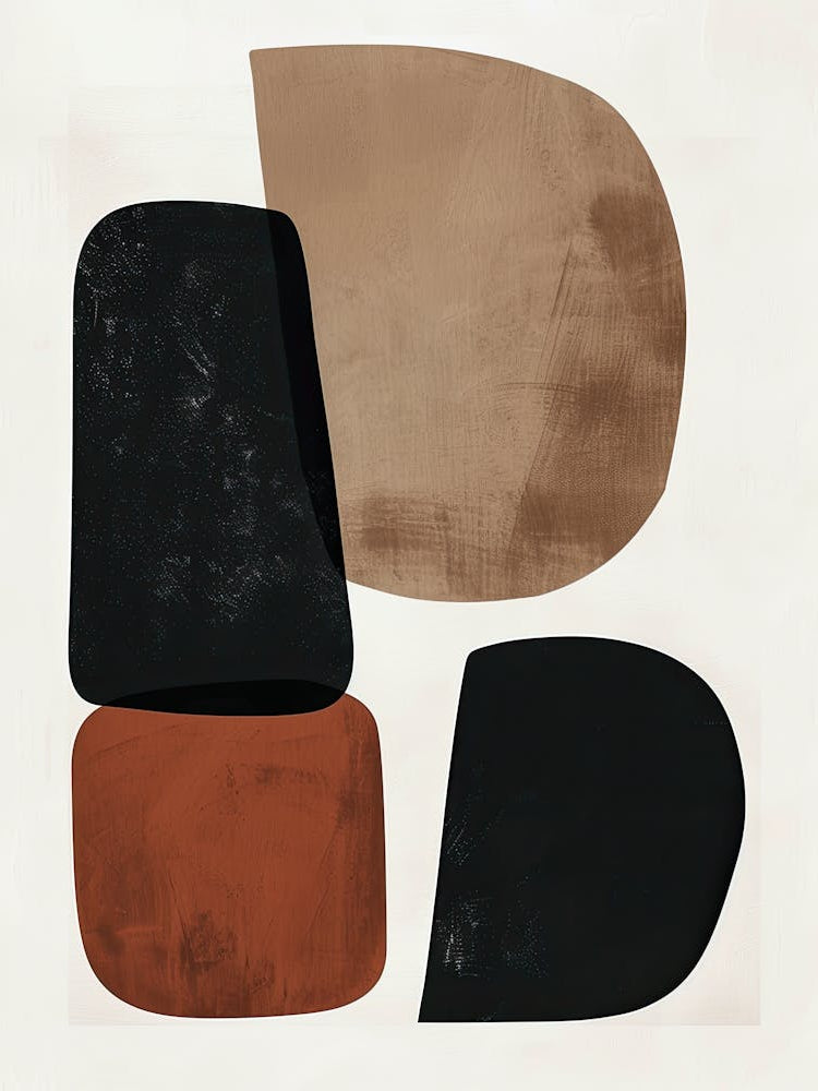 Abstract Silhouettes Bauhaus Minimalist