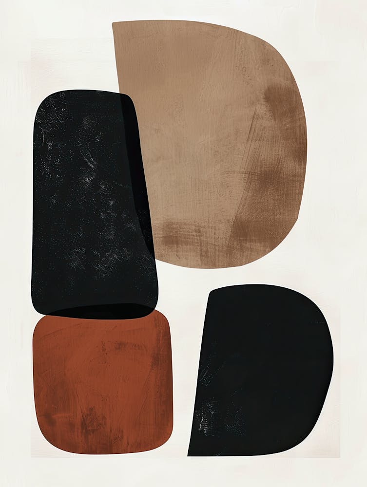 Abstract Silhouettes Bauhaus Minimalist